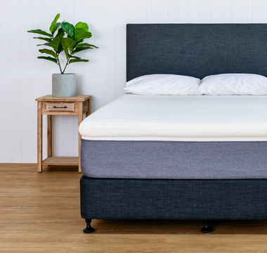 Naptime 6cm Topper on a Queen mattress and upholstered bed base