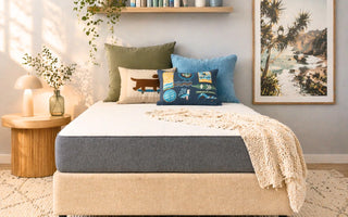 Best mattress in Australia 2026 — Naptime 2.0 Dual Flip in a styled Australian bedroom