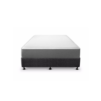 Mattress and bed base on a white background