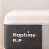 Close up detail of the Naptime Flip mattress