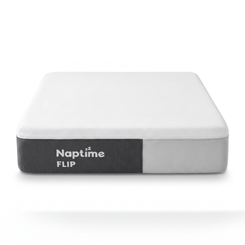 Naptime Flip mattress on a white background