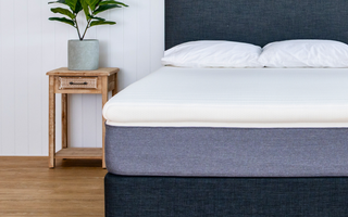 Naptime 6cm Topper on a Queen mattress and upholstered bed base