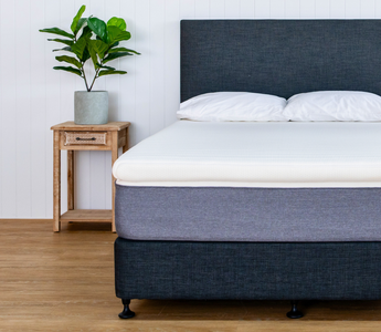 Naptime 6cm Topper on a Queen mattress and upholstered bed base