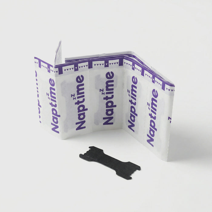 Naptime product packaging with nasal strip