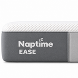 Close up of the Naptime Ease mattress surface and branded side panel