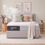 Naptime Flip mattress on a Mellow bed base
