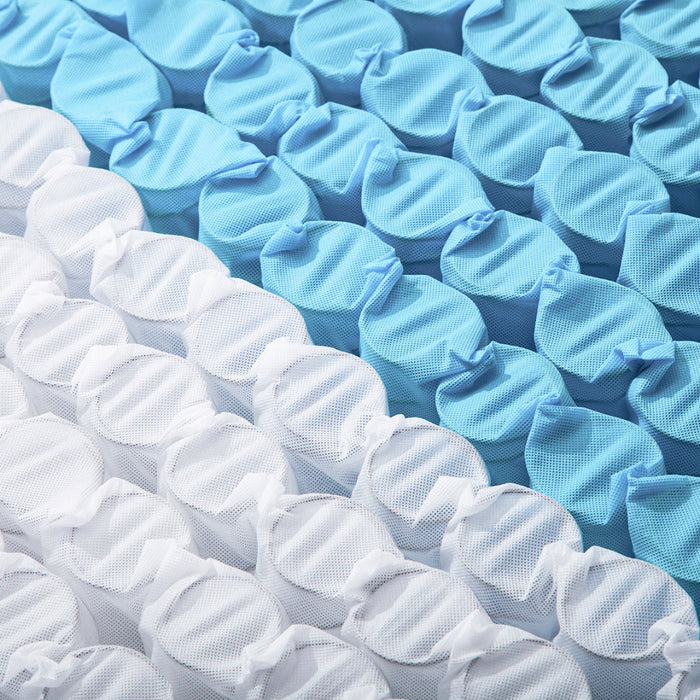 Close up of pocket springs